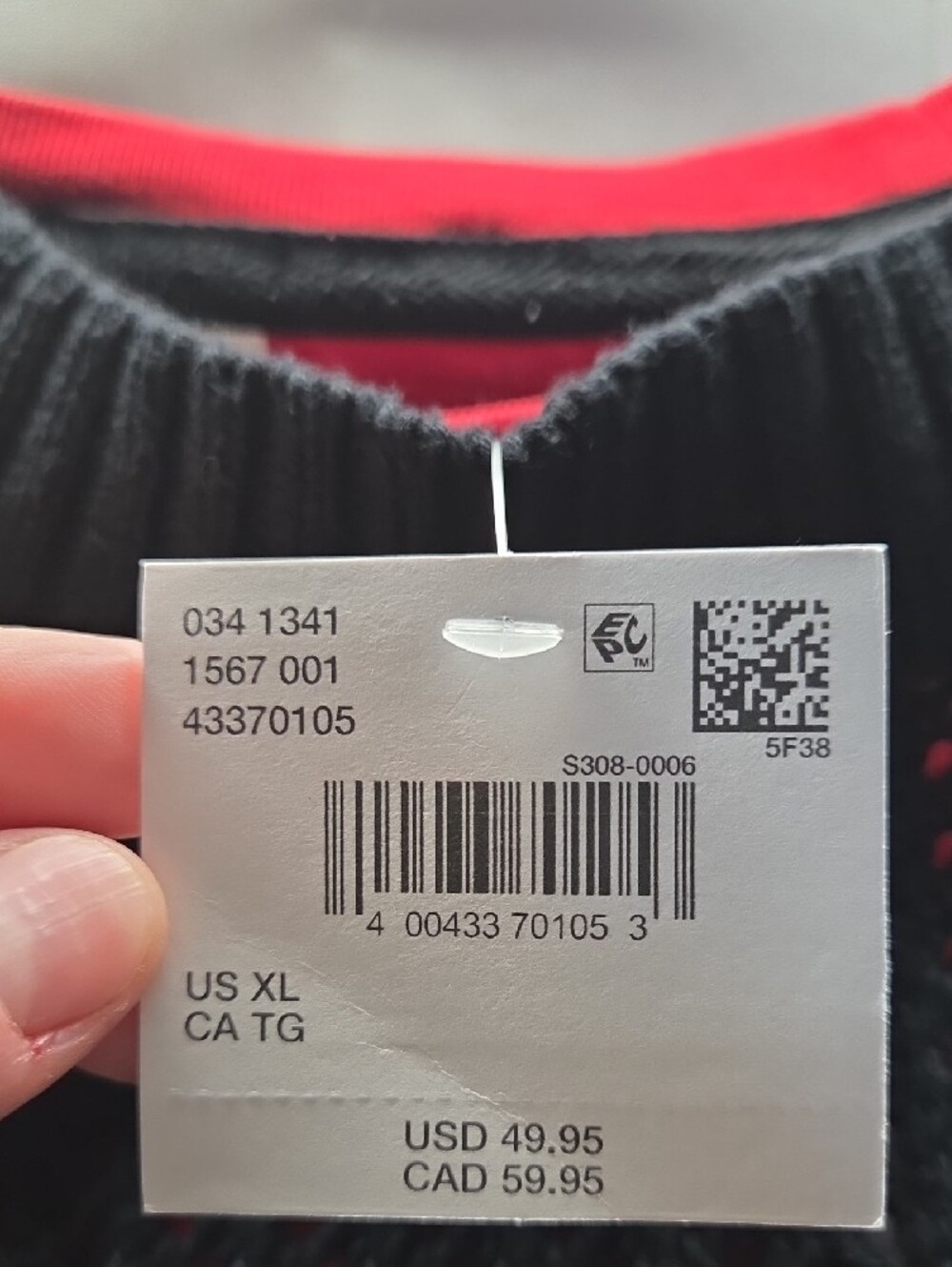 American Eagle Outfitters Black Open-Knit Skeleton Sweater Size XL - Picture 3 of 3